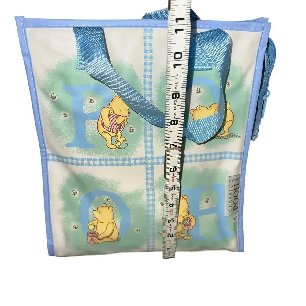 Disney's Classic Winnie the Pooh Mini Diaper Bag rattle, brush Accessories blue